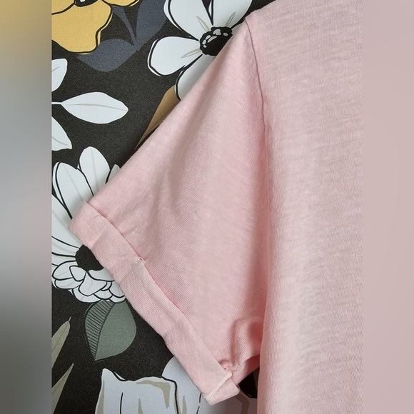Lucky Brand David Bowie Pink Boyfriend Fit Concert Tee Women Size S - Picture 5 of 7